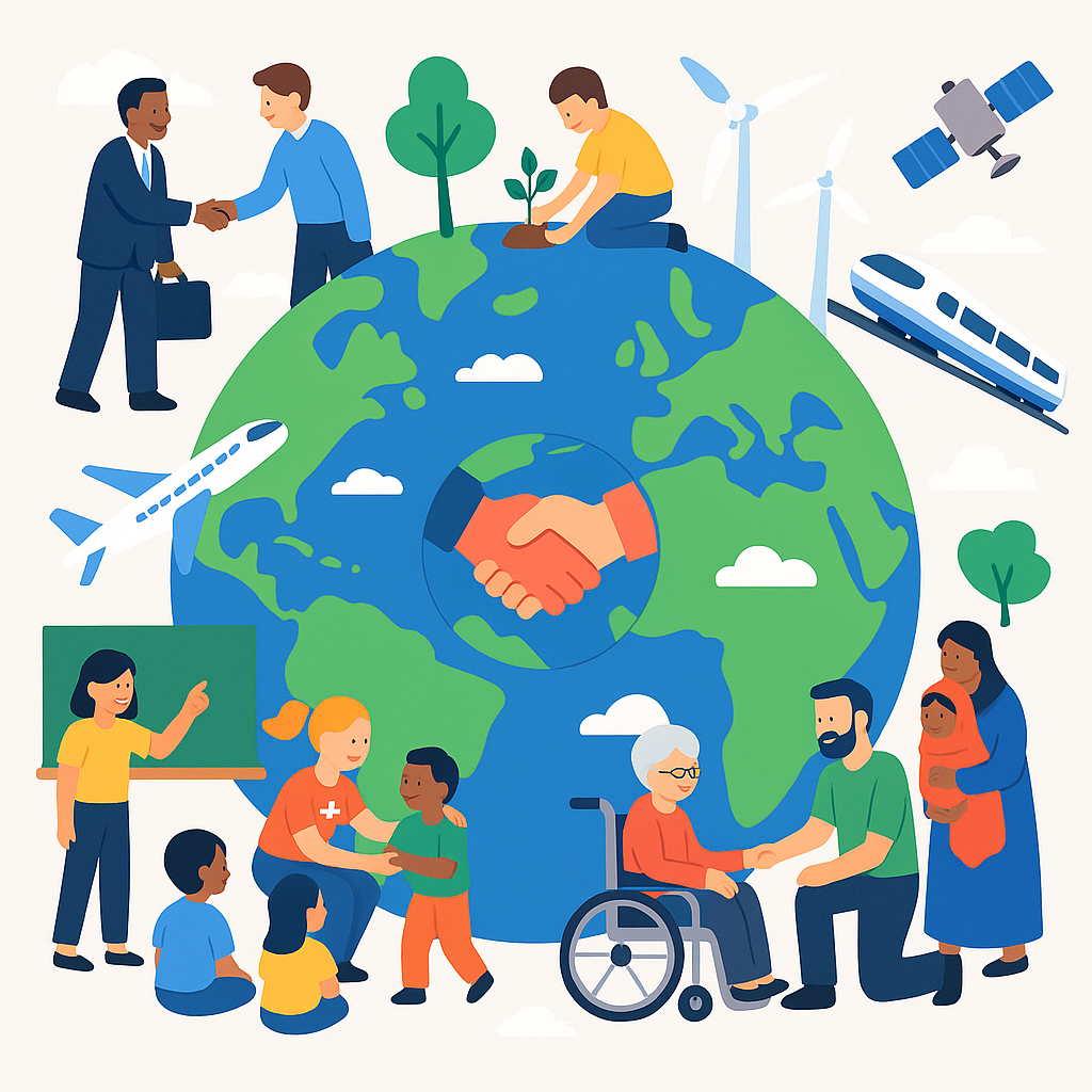 Mensen die samenwerken aan een project